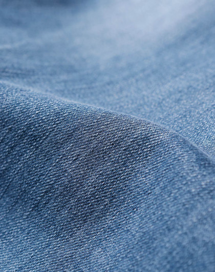 磨白修身显瘦牛仔裤浅蓝色