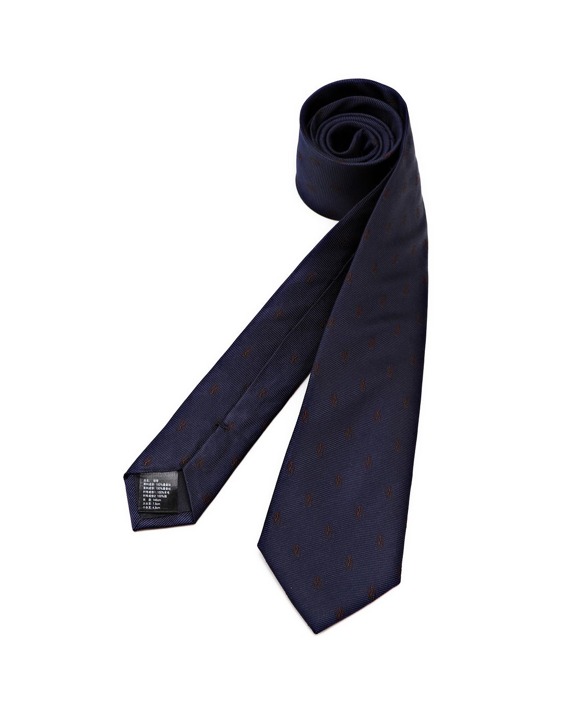 深蓝色时尚绅士领带