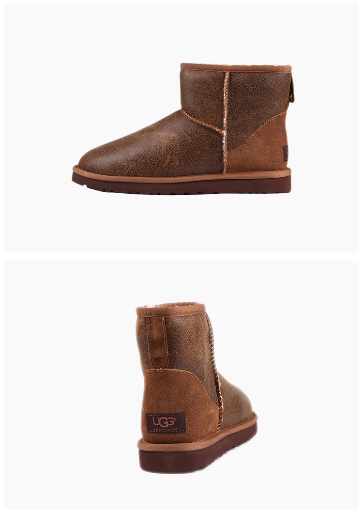 商品名称: ugg bomber系列 男士经典迷你款雪地靴 产地: 中国 材质