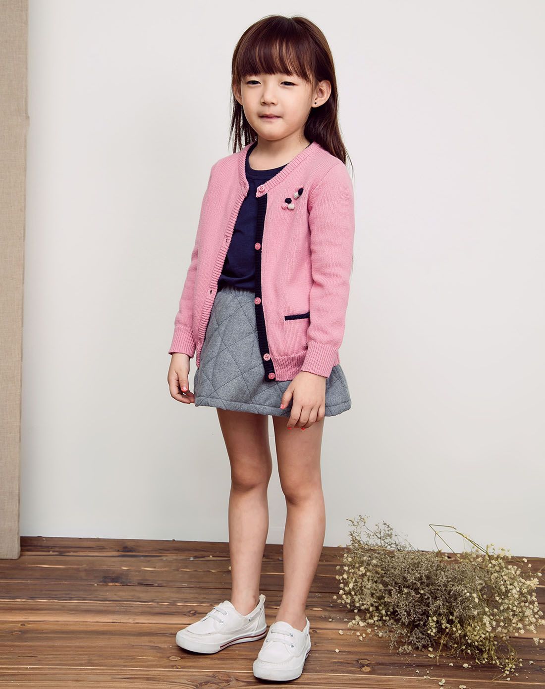 新年风童装特惠专场乐比悠悠 女童粉红针织开衫rb15my221032402_唯品