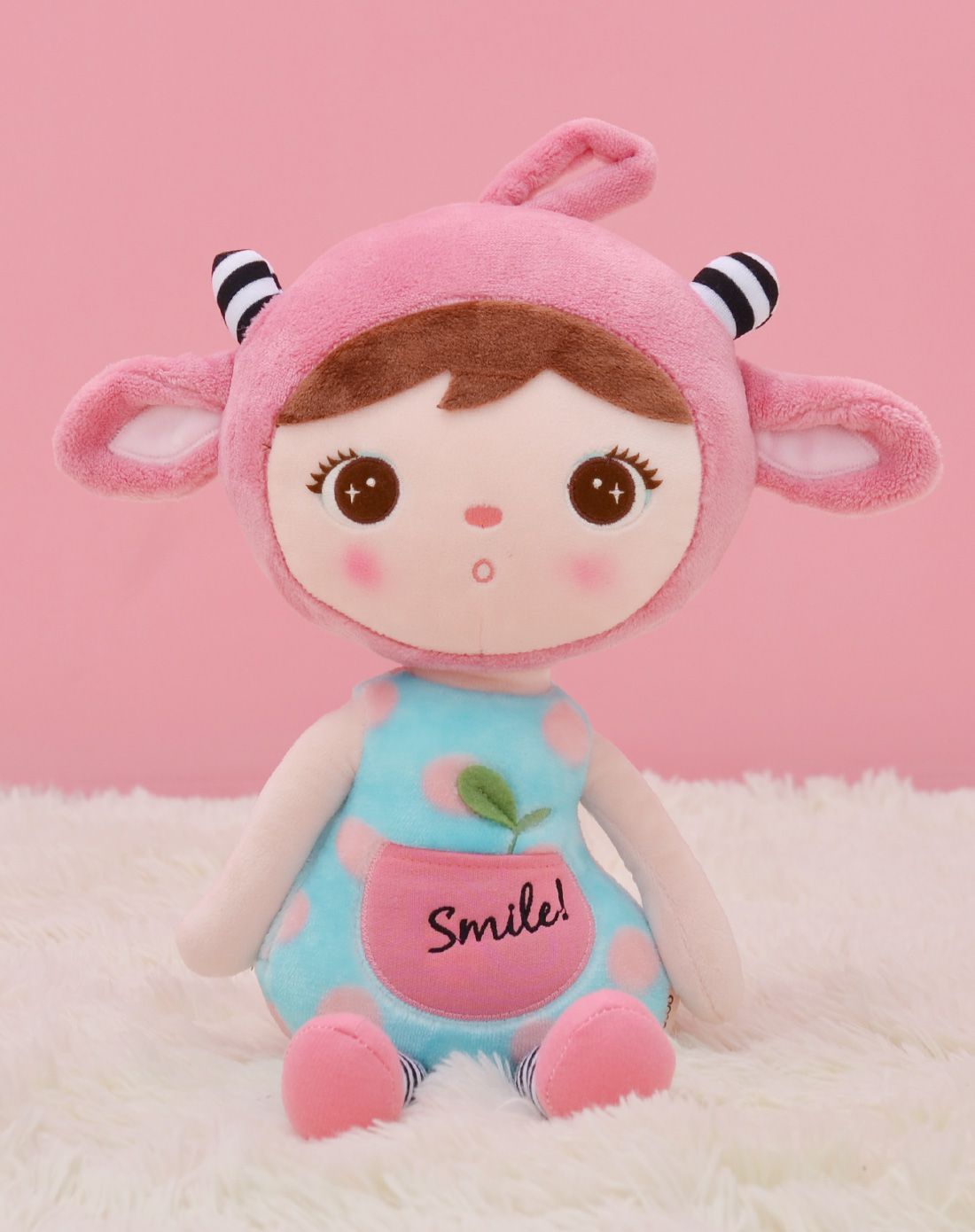 卡通毛绒玩具乐园专场metoo【热卖】百变精灵 吉宝娃娃 粉羊 中号1197