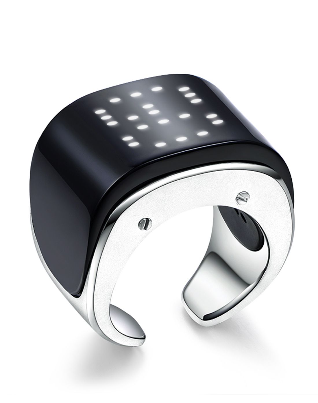 足银镶acare健康智能戒指(附证书)