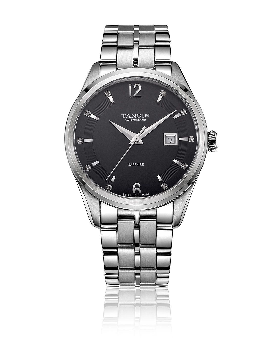 天骏tangin〔秋上新〕简约典雅石英男表