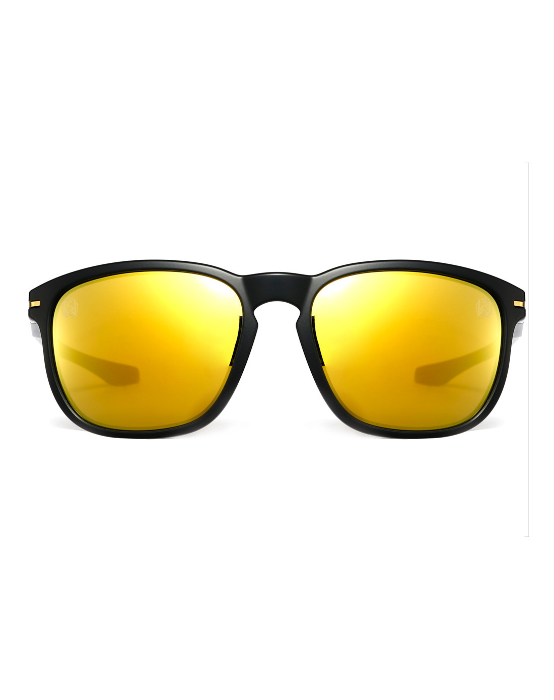 oakley 肖恩怀特签名版瘦脸黑框反光金膜炫酷太阳镜