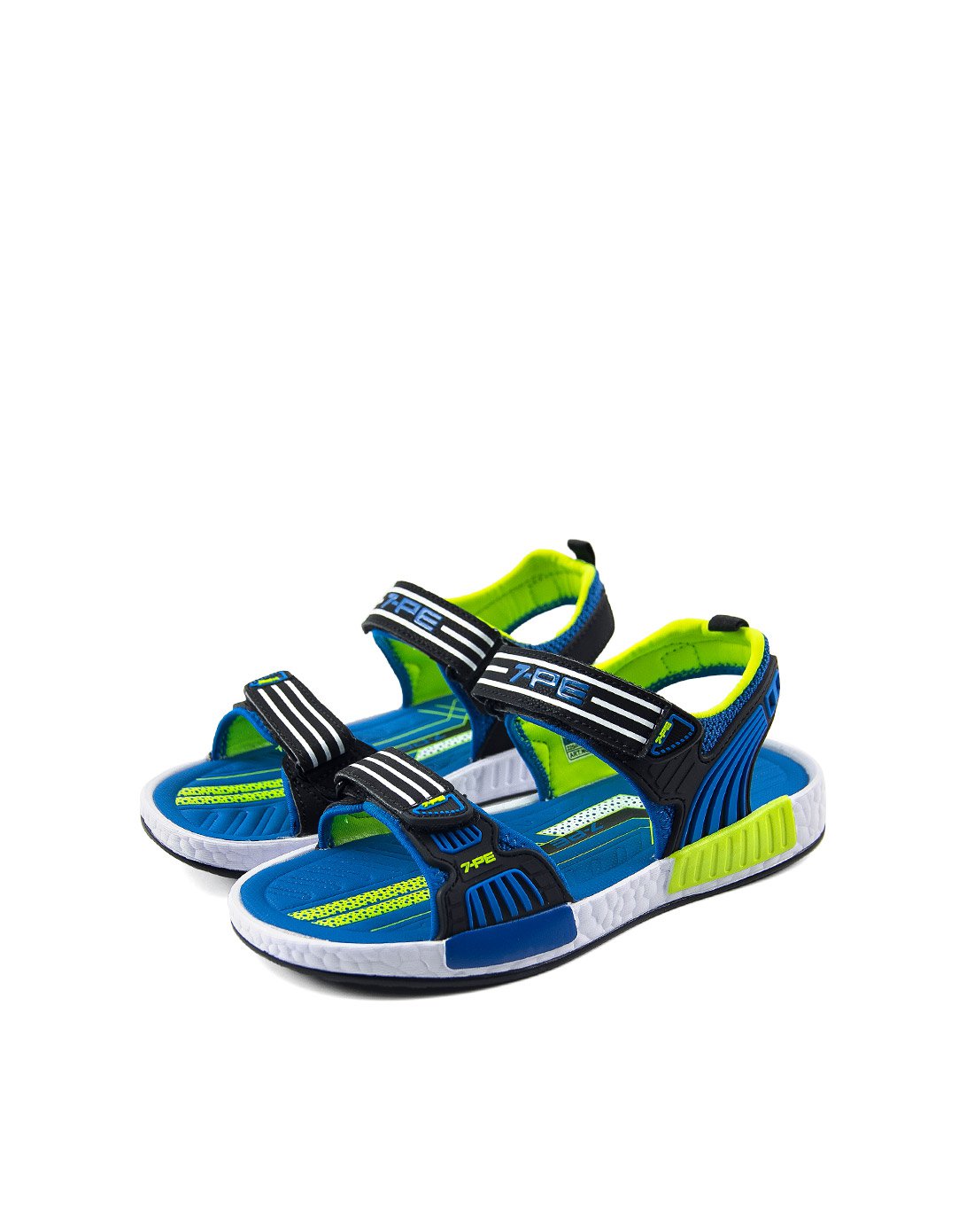 七波辉凉鞋 夏季新品 儿童休闲凉鞋 男大童沙滩凉鞋宝蓝