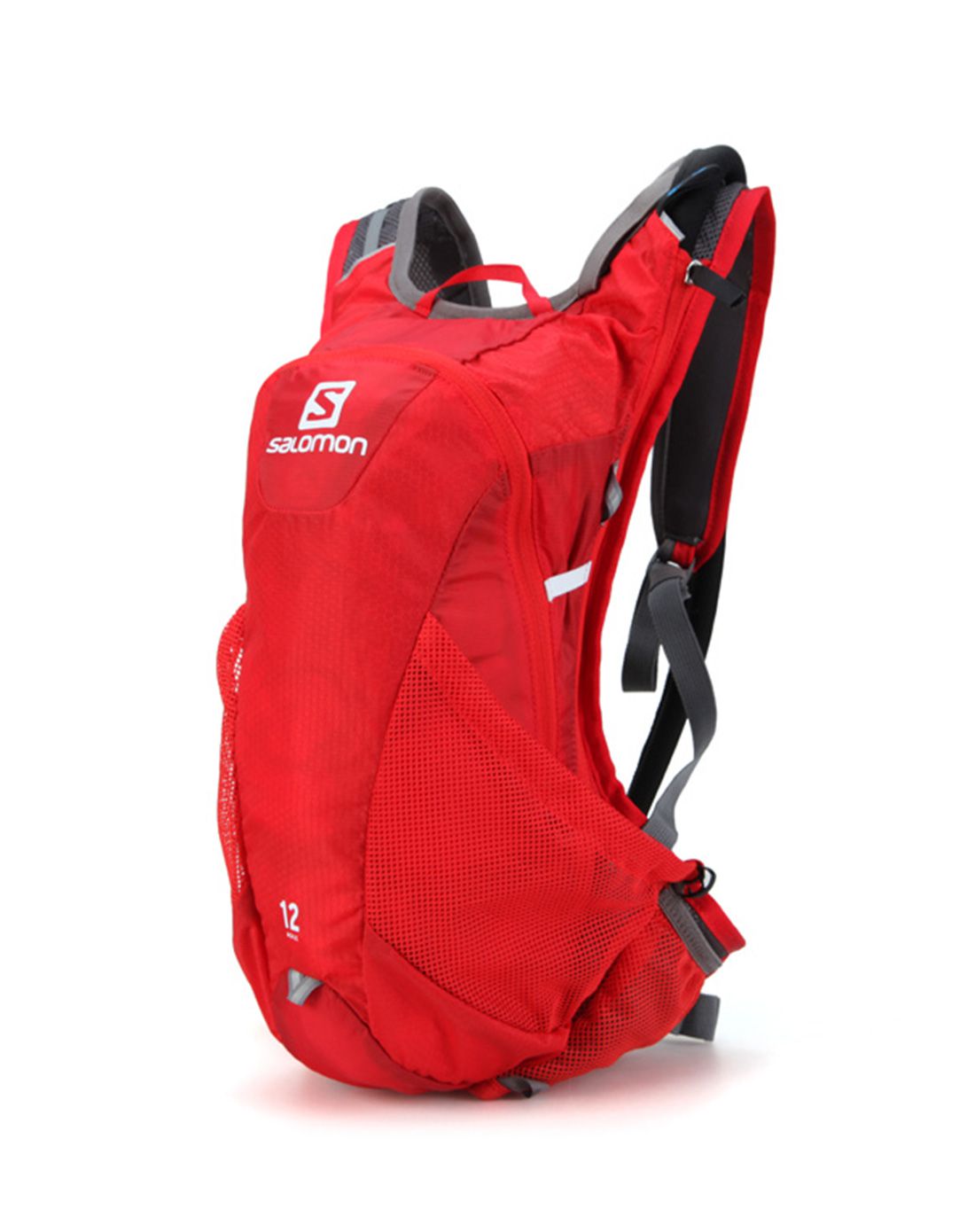 稳定轻量 男女款亮红色越野跑背包