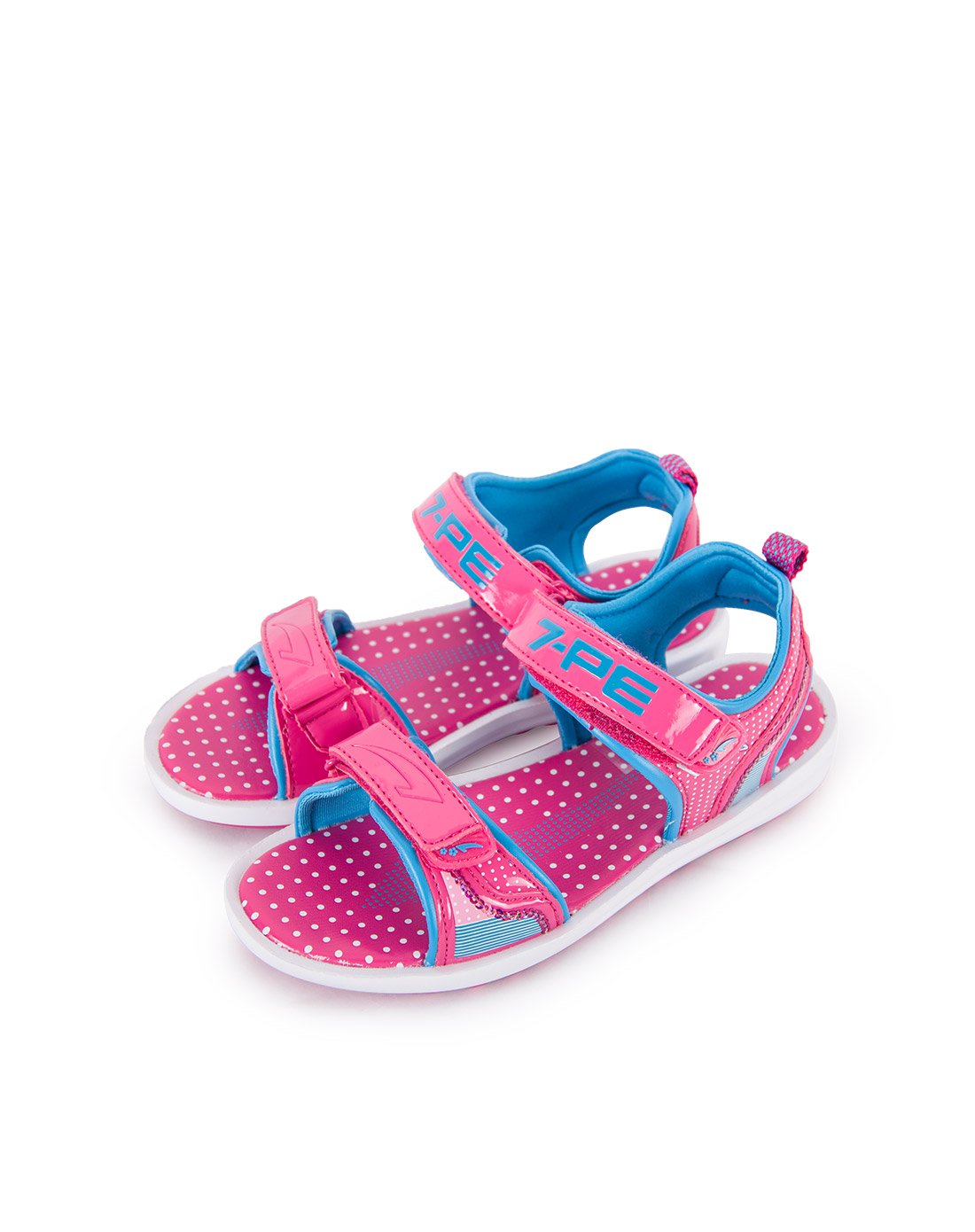 七波辉 女大童运动沙滩鞋休闲时尚凉鞋玫红