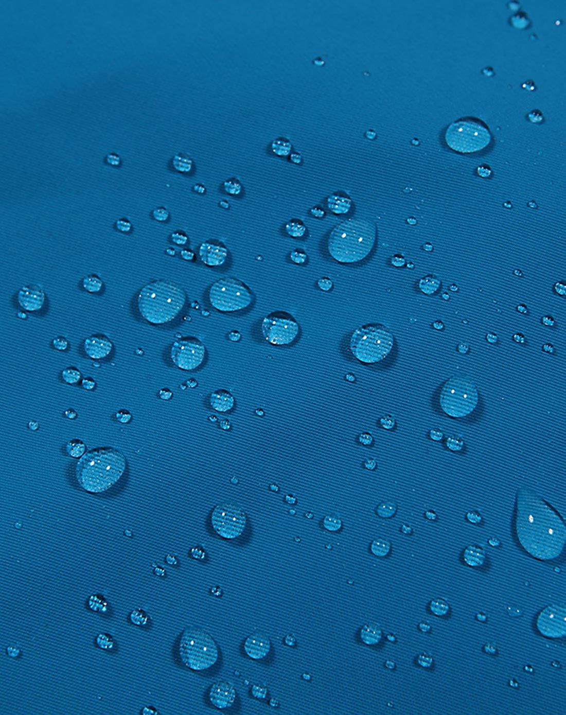 三合一 女款天青蓝色长袖冲锋衣 时尚连帽