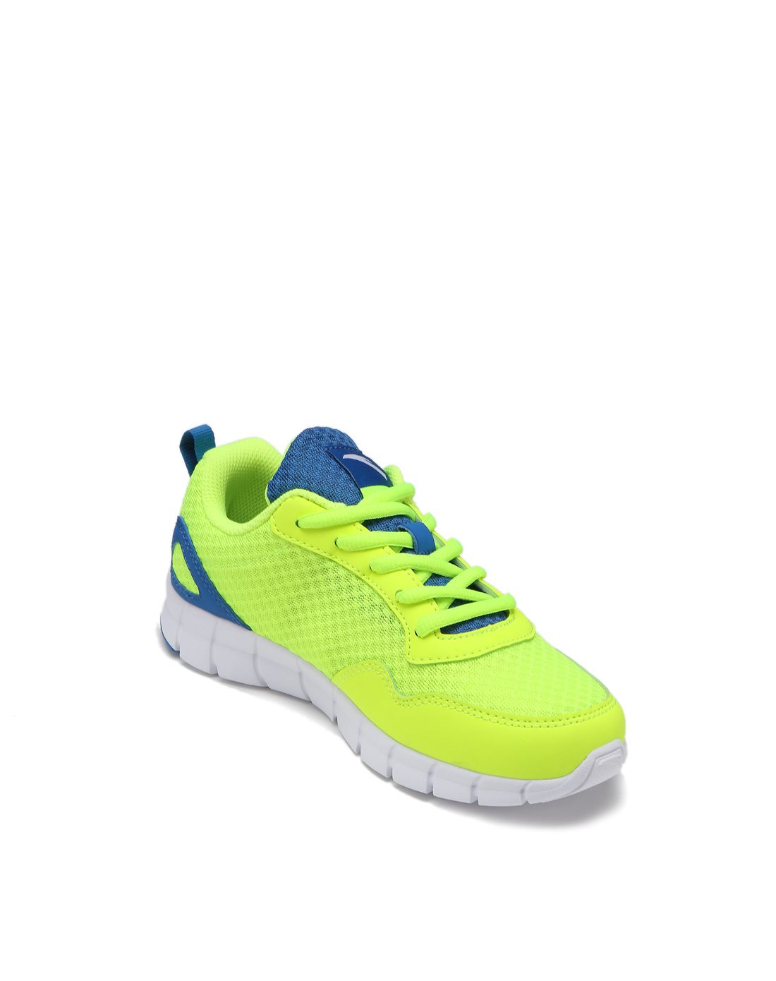 安踏儿童运动专场轻质透气 男童款荧光绿色跑鞋 跑步系列31624514-2