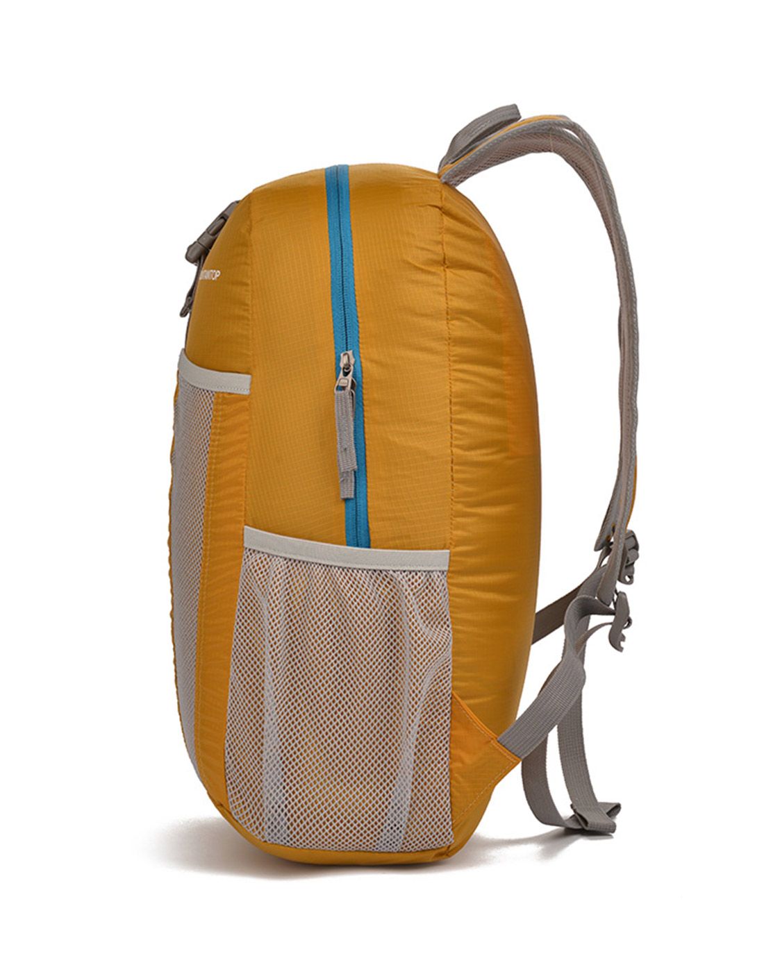 玛丁图 南瓜橘色休闲折叠背包25l