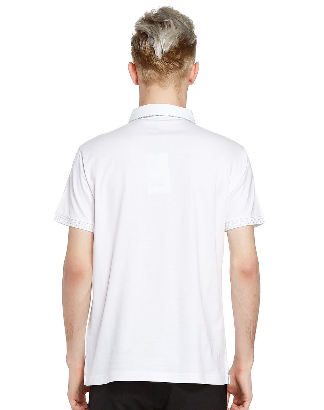 纳维凯尔navigare白色帅气潮流短袖t恤a5255202020_唯品会