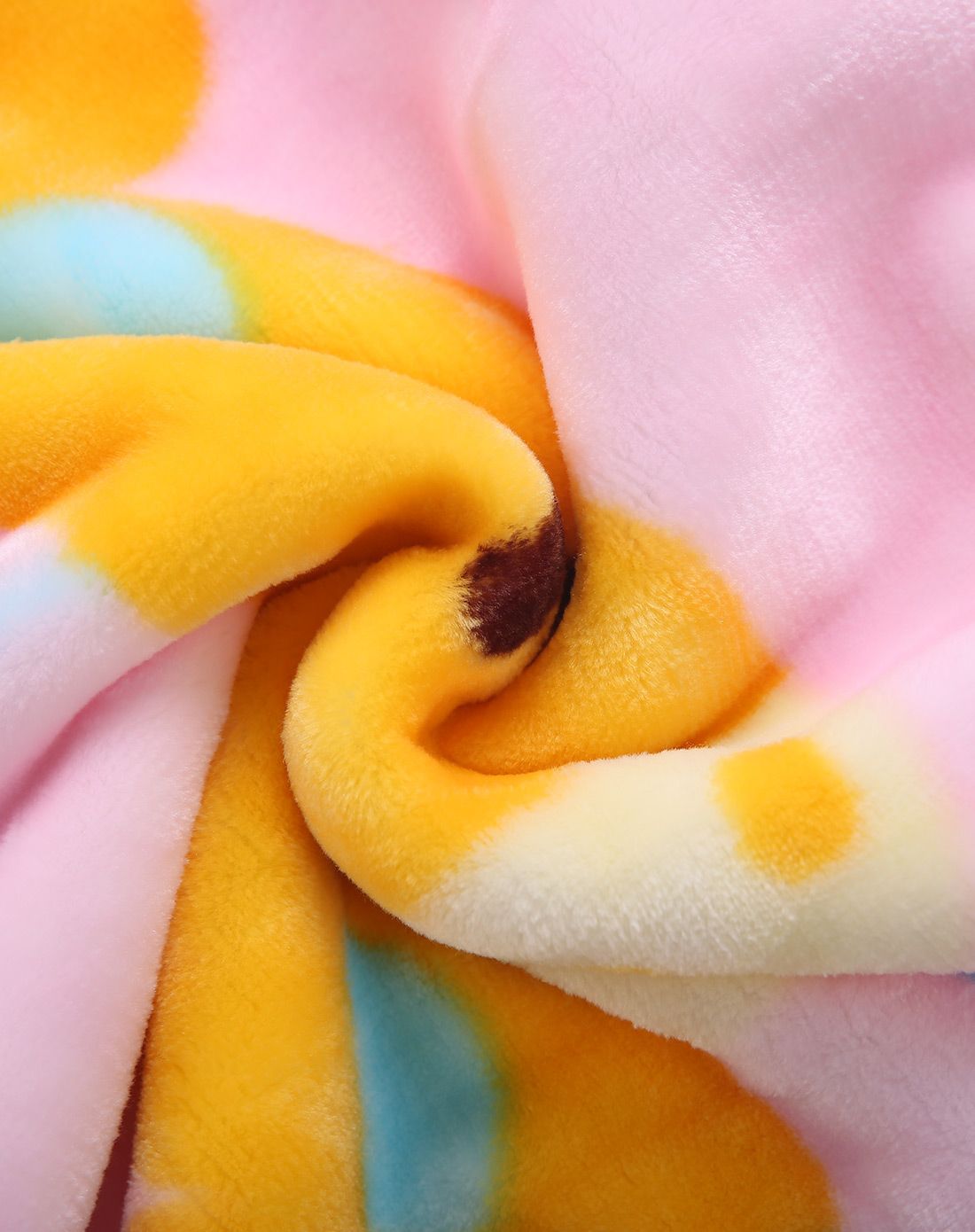 婴童浅粉婴儿毛毯(动物派对)