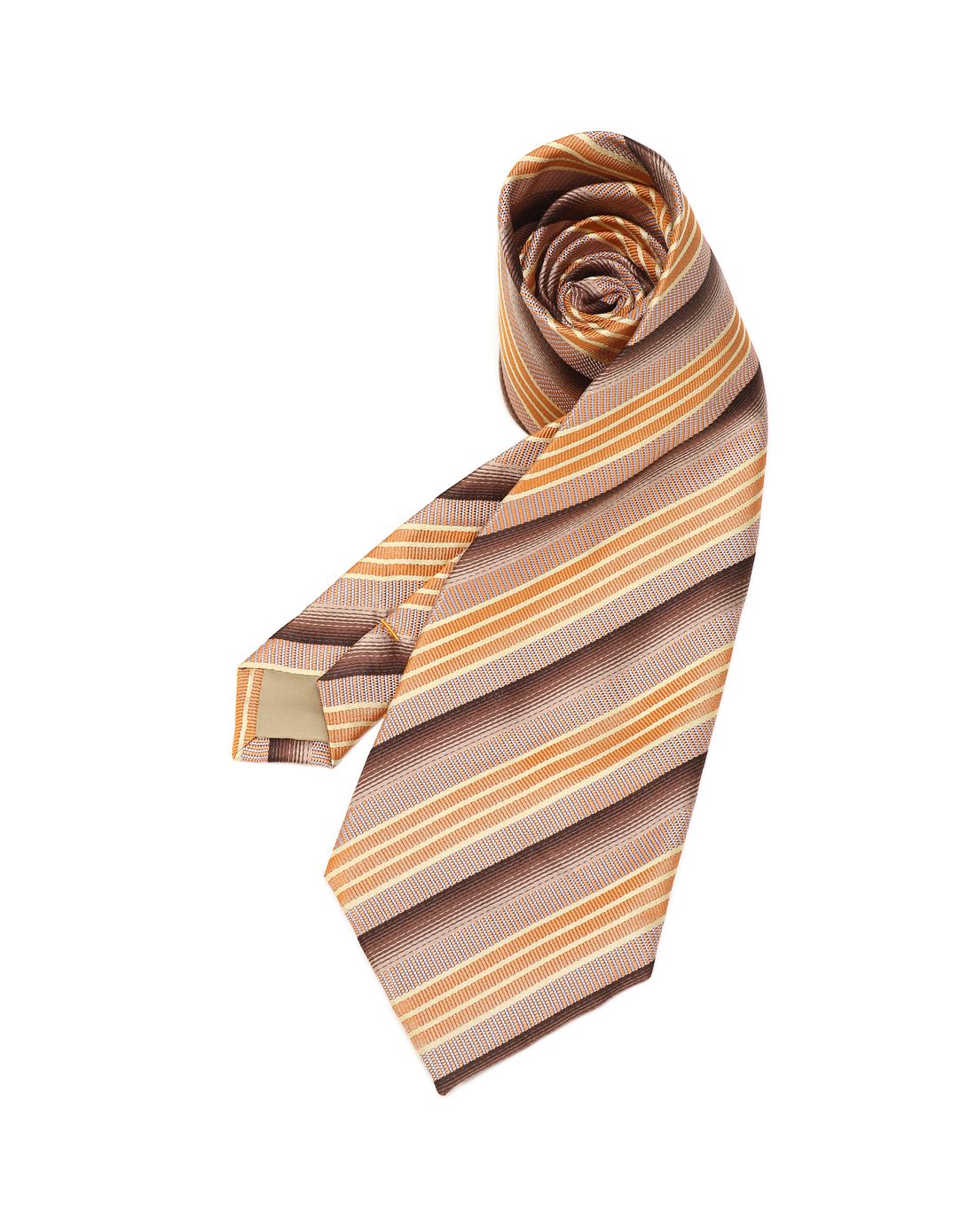 橙黄/啡色潇洒时尚领带