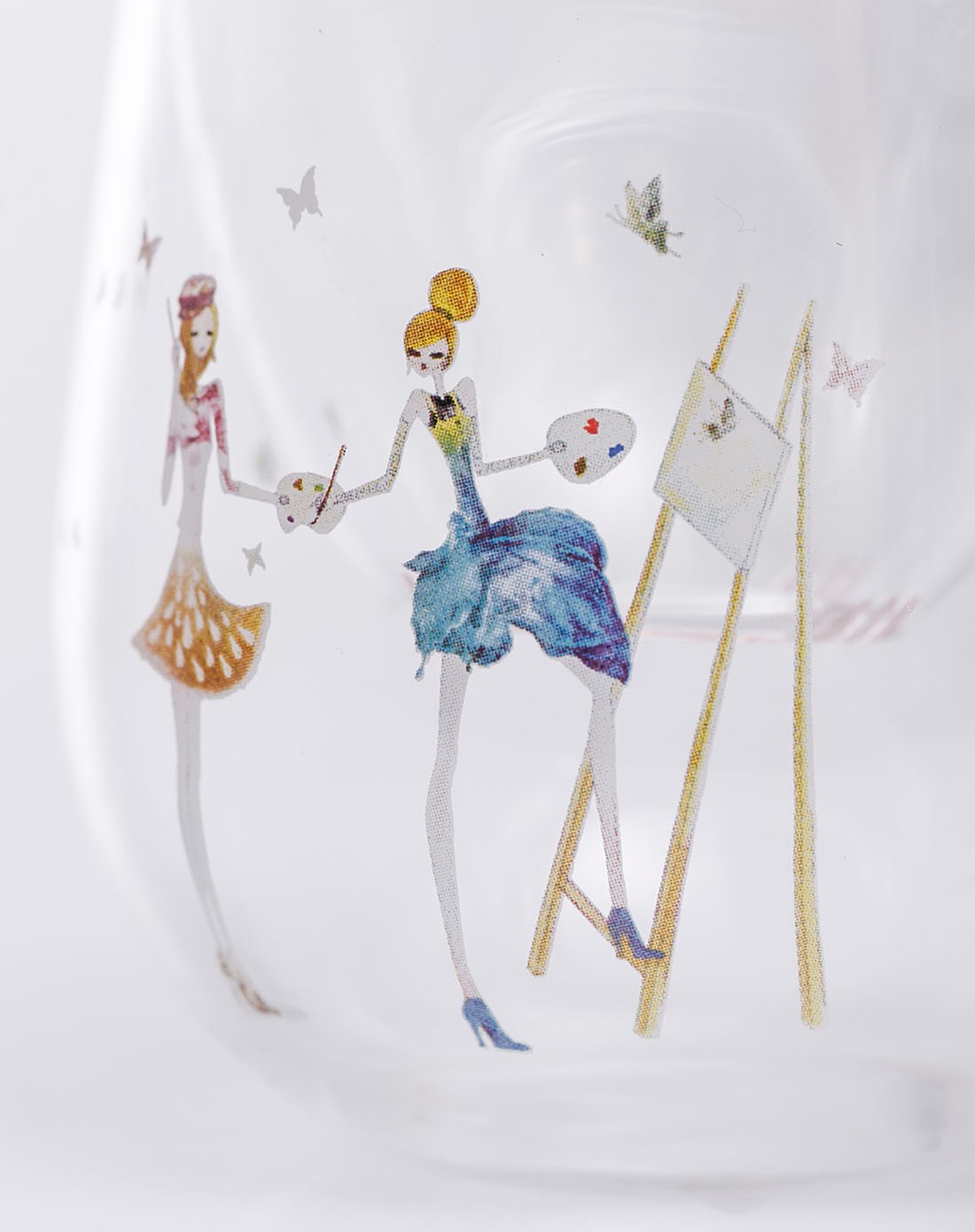 pinklady简约玻璃茶隔杯-350ml