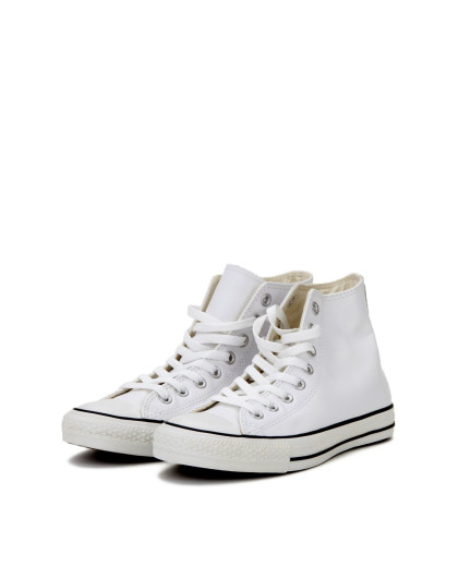 > converse轻便舒适 女款白色休闲鞋 时尚高帮