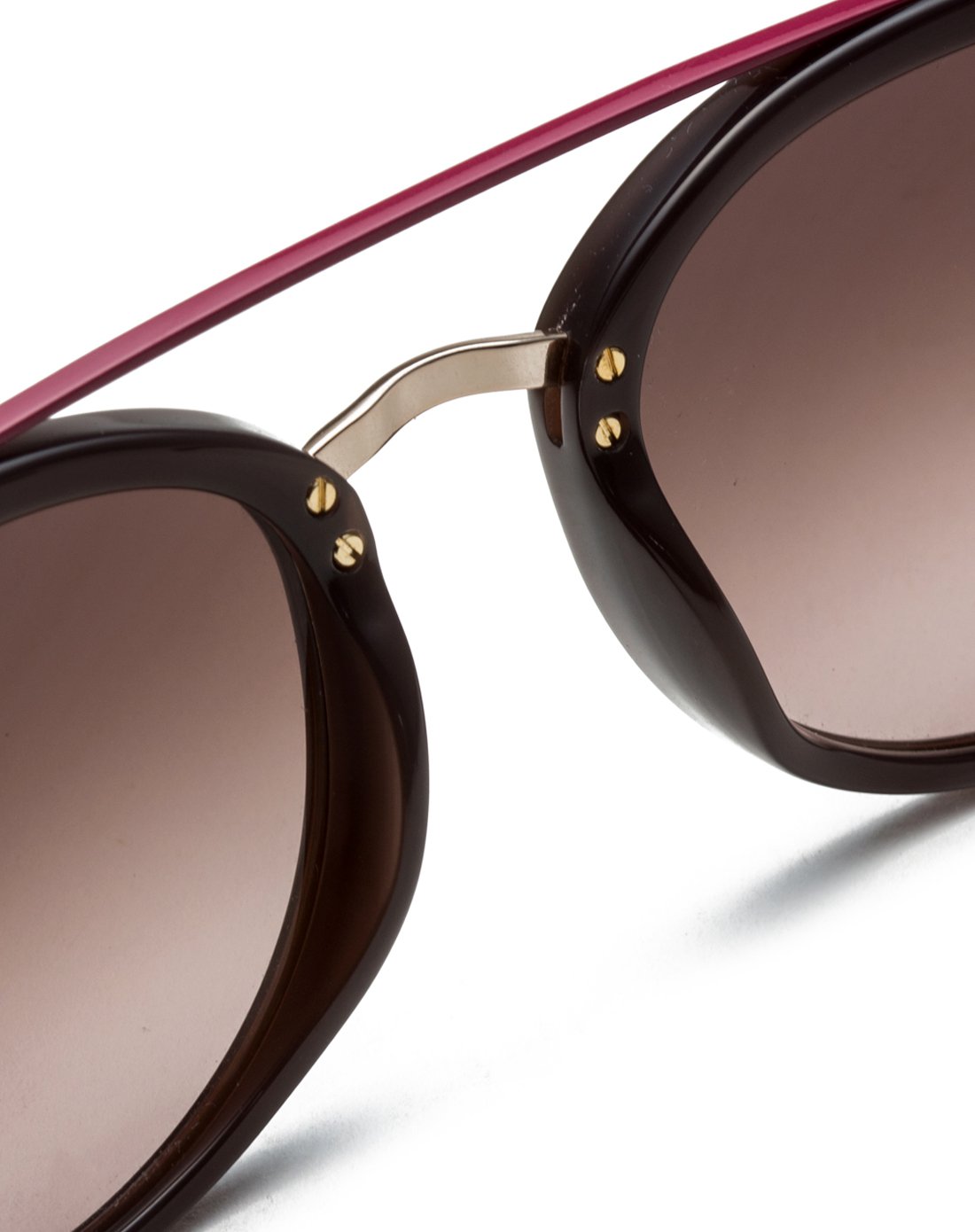 furla眼镜 时髦小姐之选furla精致混合材质双梁圆框太阳镜sfu0445206