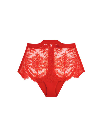 la perla neoprene desire系列刺绣舒适拉链高腰三角裤