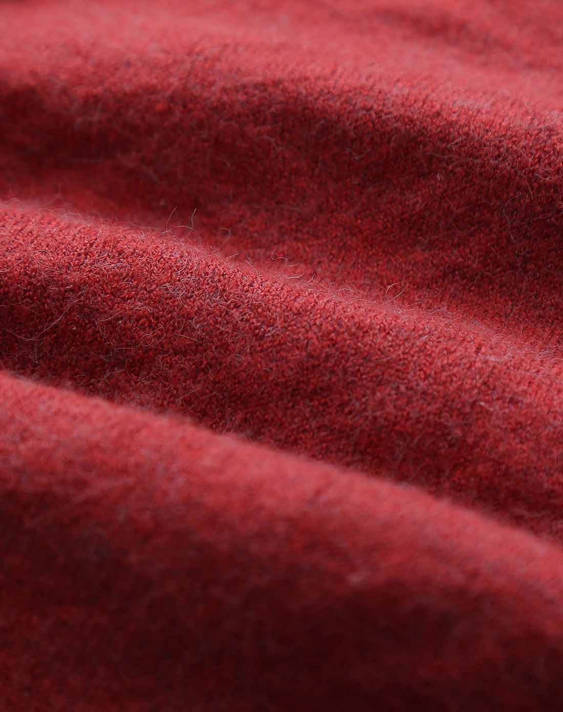 女童玫红加厚毛裤