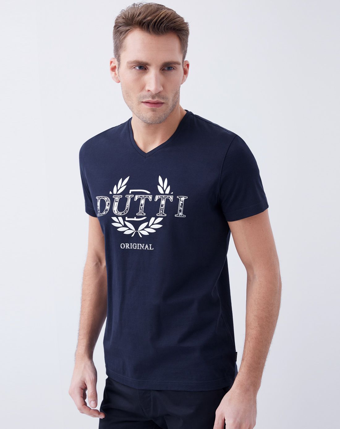 阿格纳dutti original男装专场 休闲时尚印花纯棉透气短袖t恤