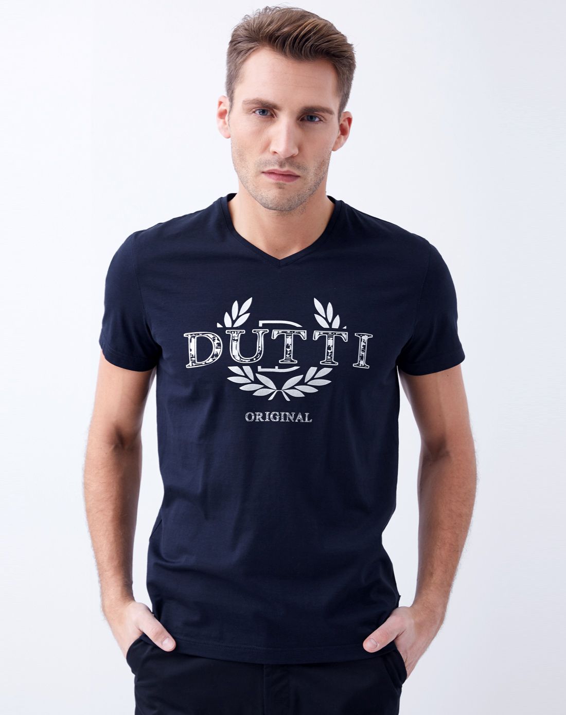 阿格纳dutti original夏装反季专场休闲时尚印花纯棉透气短袖t恤