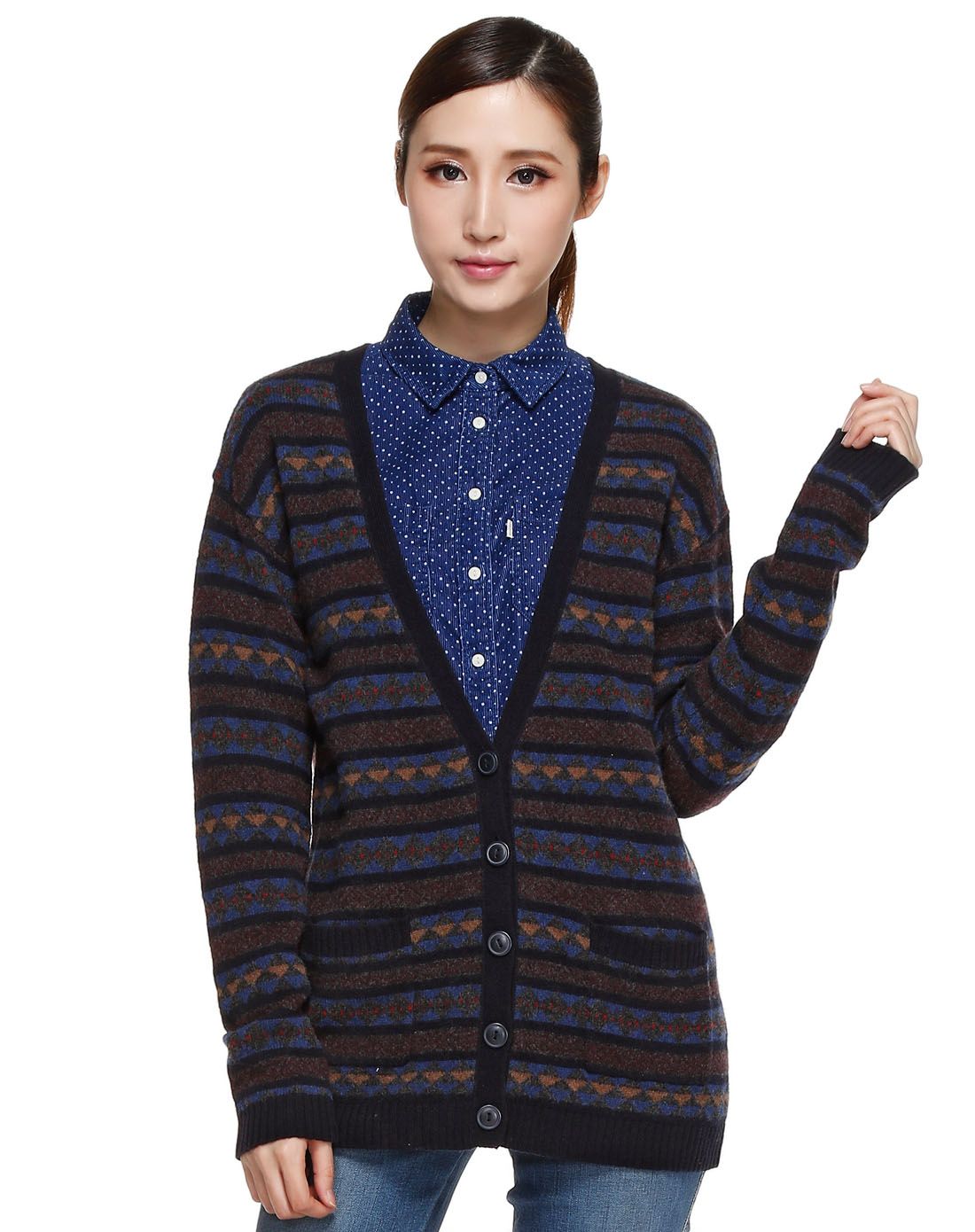 女款休闲时尚针织衫