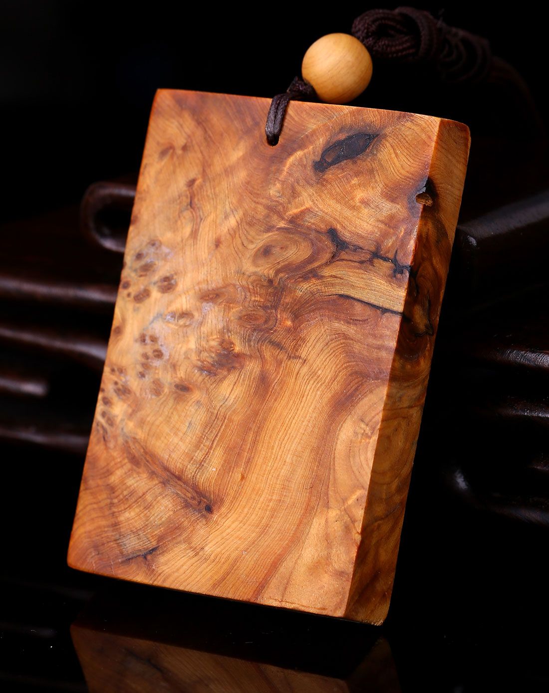 平安无事崖柏无事牌