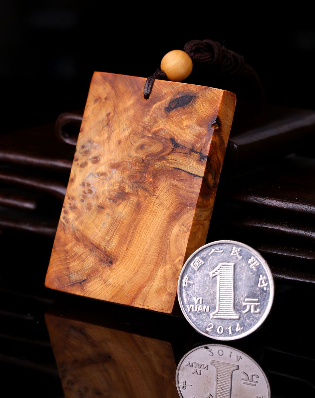 平安无事崖柏无事牌