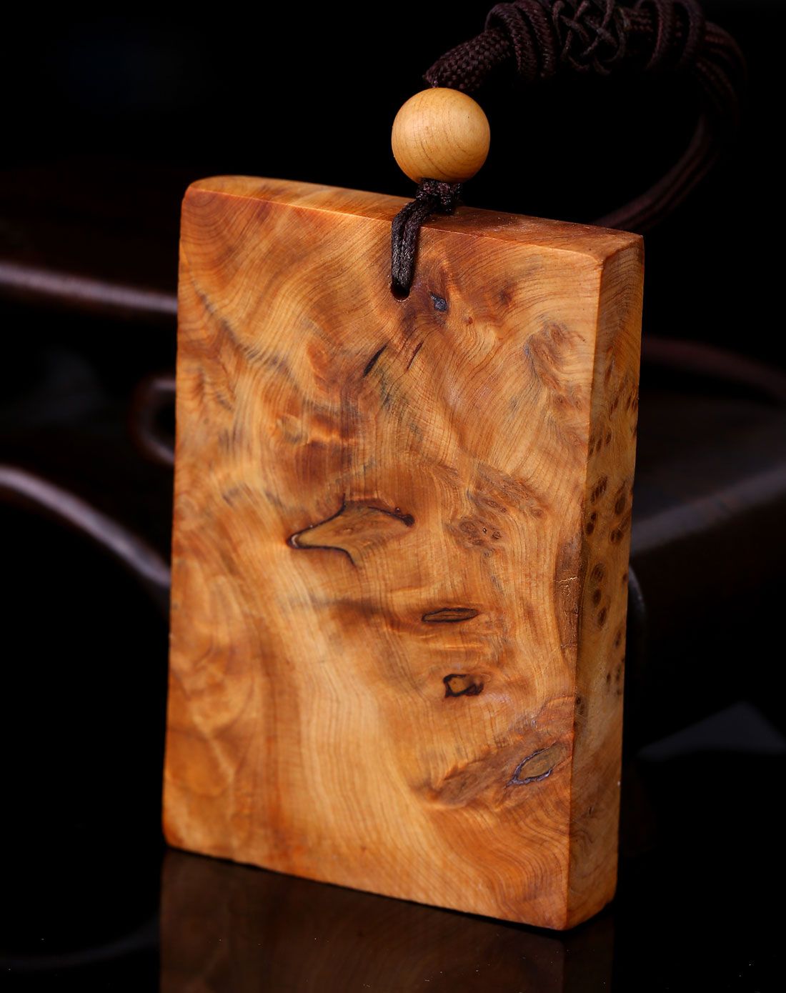 平安无事崖柏无事牌