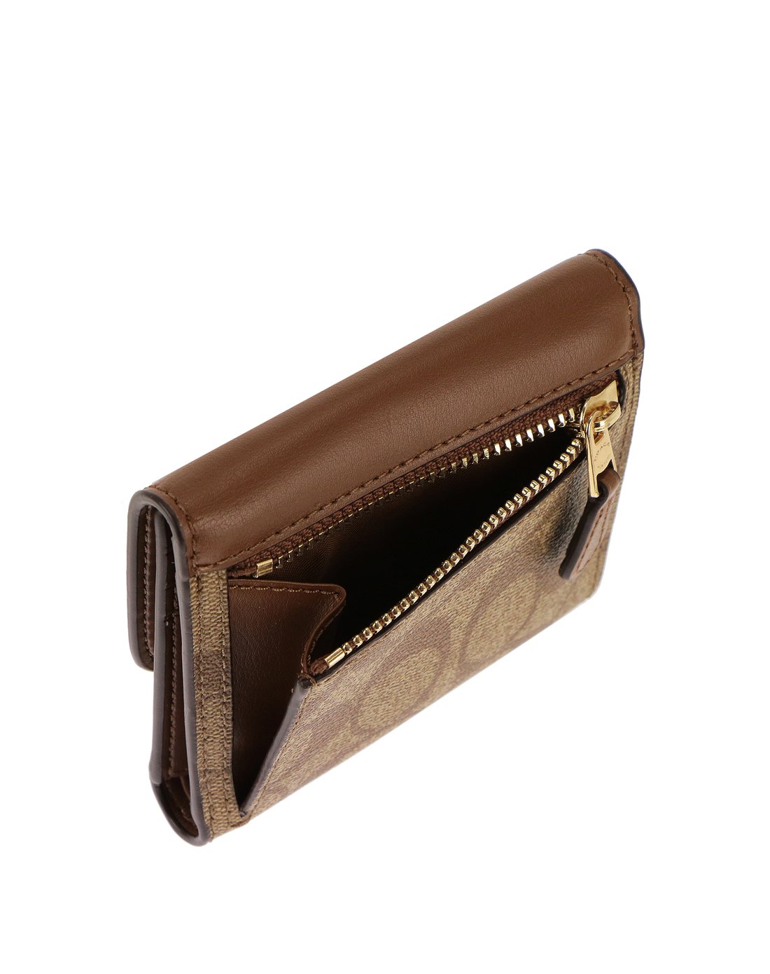 coach 女士短款时尚三折钱包