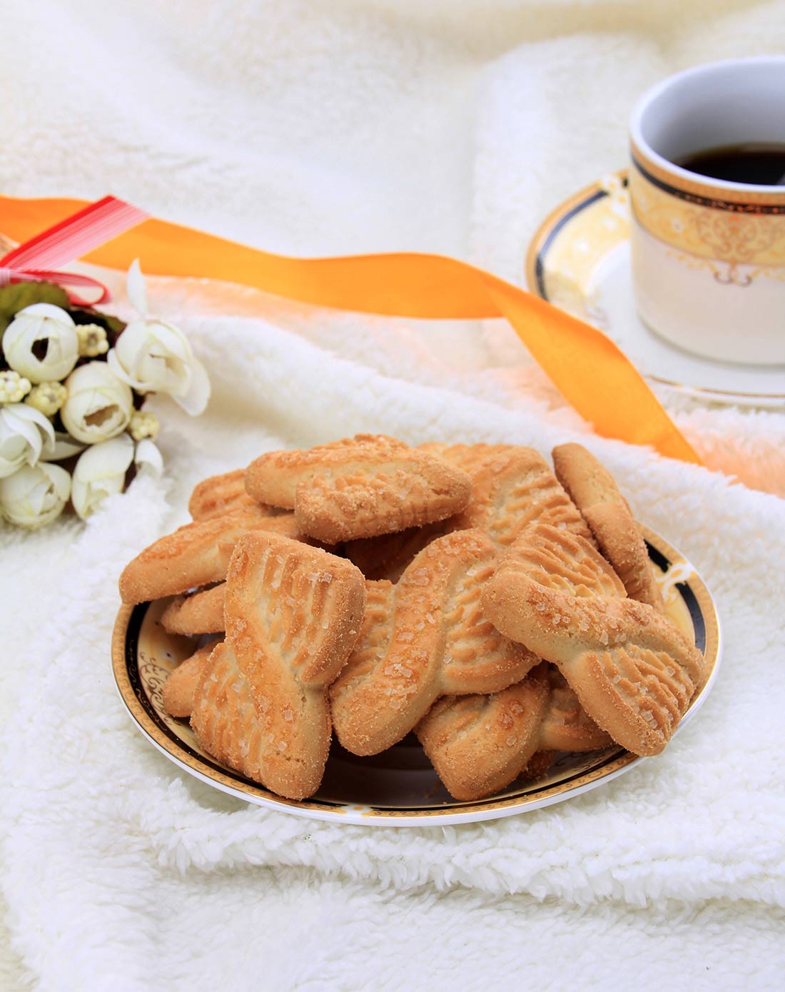 百乐可蝴蝶脆饼干家庭装共700g