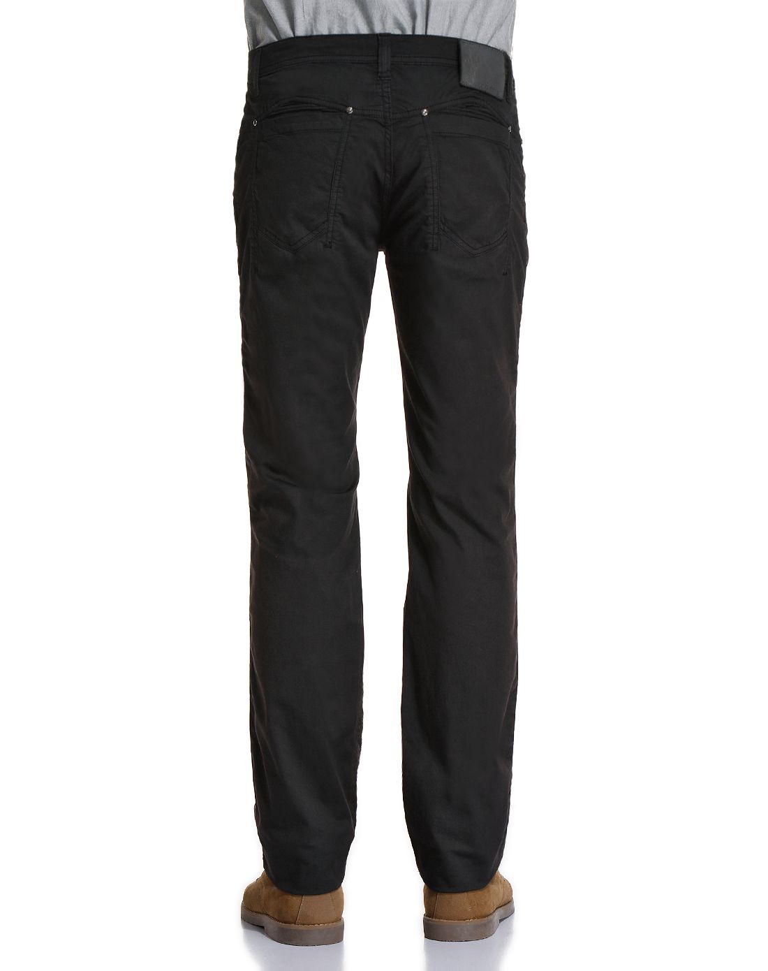 versace collection男装专场 深咖/黑色独特渐变休闲长裤