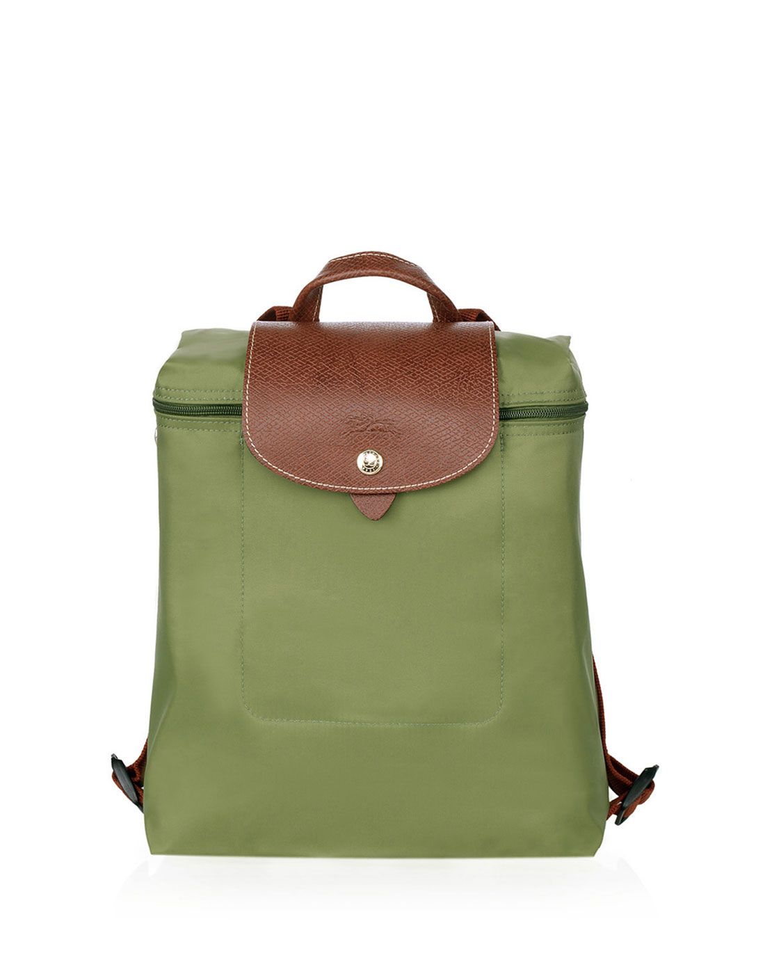 longchamp浅绿色双肩包