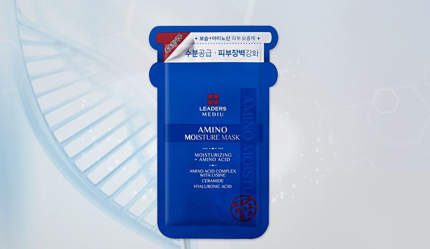 韩国leaders丽得姿面膜专场丽得姿leaders mediu美蒂优氨基酸补水面膜