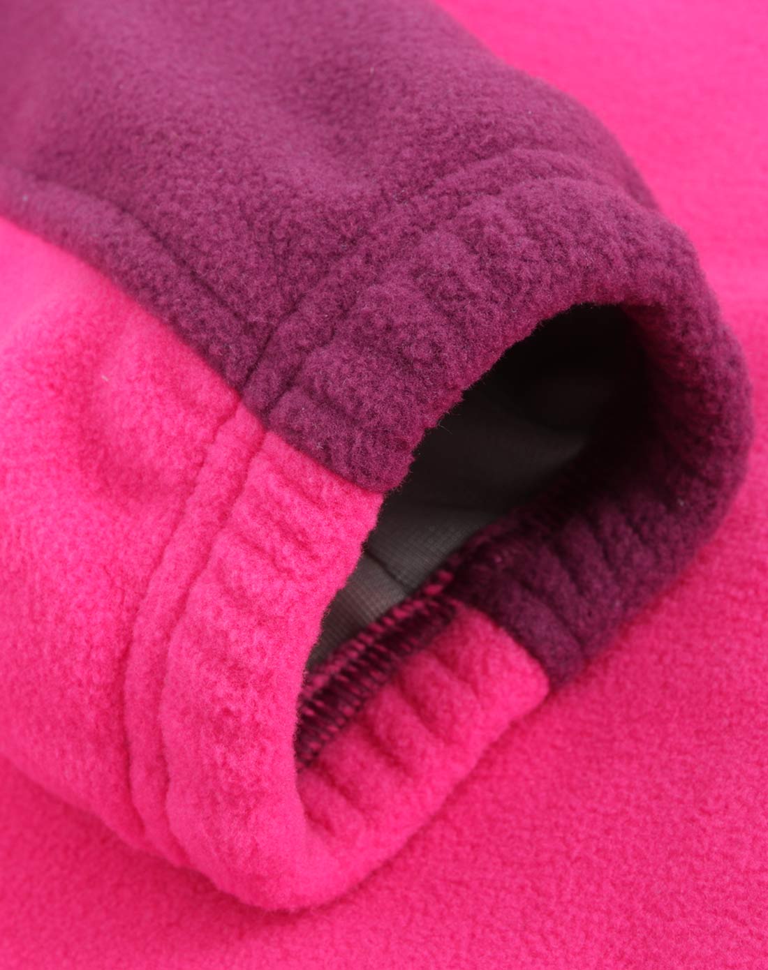 美户royalway 柔软摇粒绒 女款玫红紫酱红抓绒衣 防静电