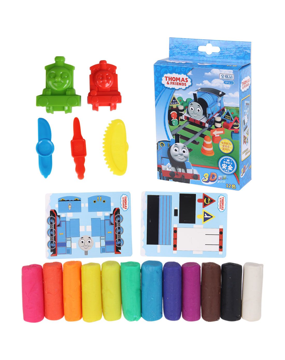 【2件起售】智高 12色3d彩泥套装 主题随机