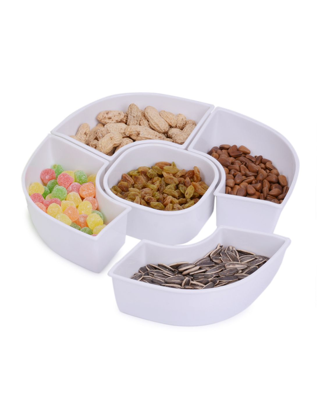 创意密封4格糖果盒2色可选