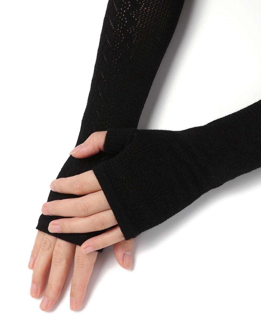 黑色简洁百搭袖套