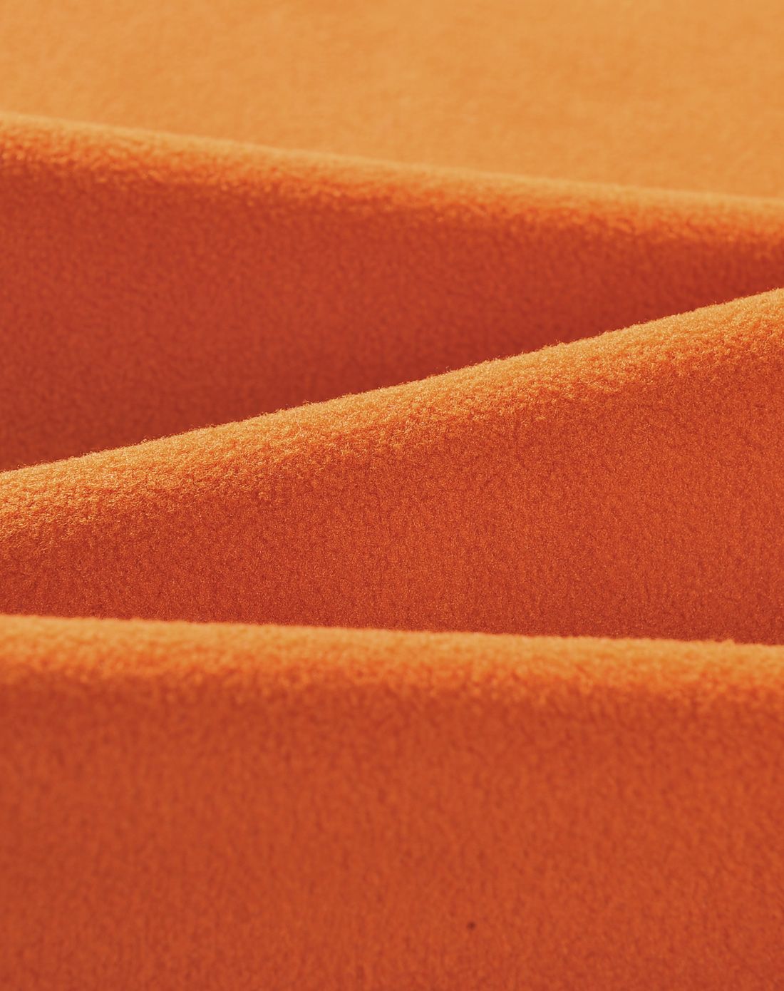 深橙摇粒绒夹克外套