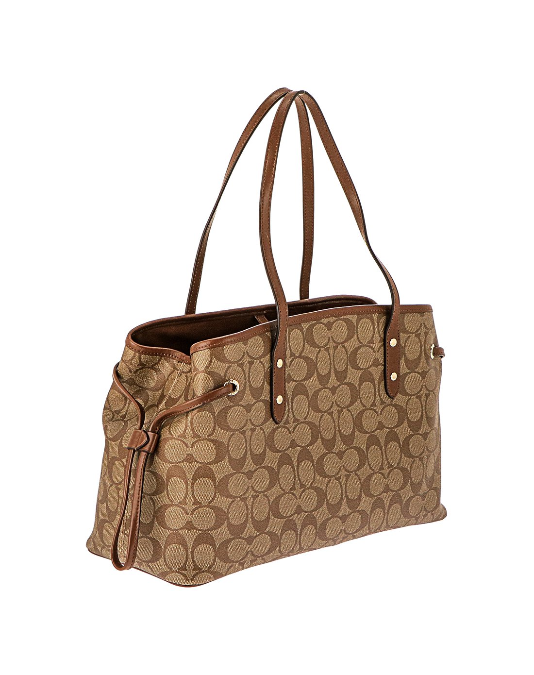 coach女士经典印花款单肩包