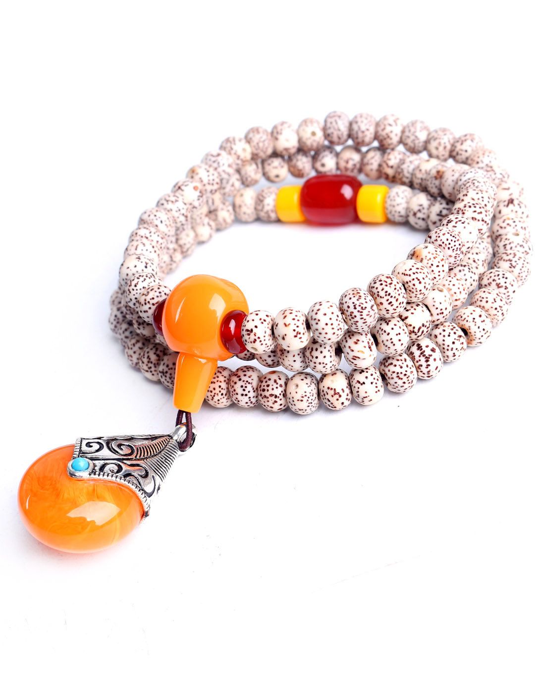 悦木之源 冰冰同款佩戴 星月菩提吊坠7*9mm