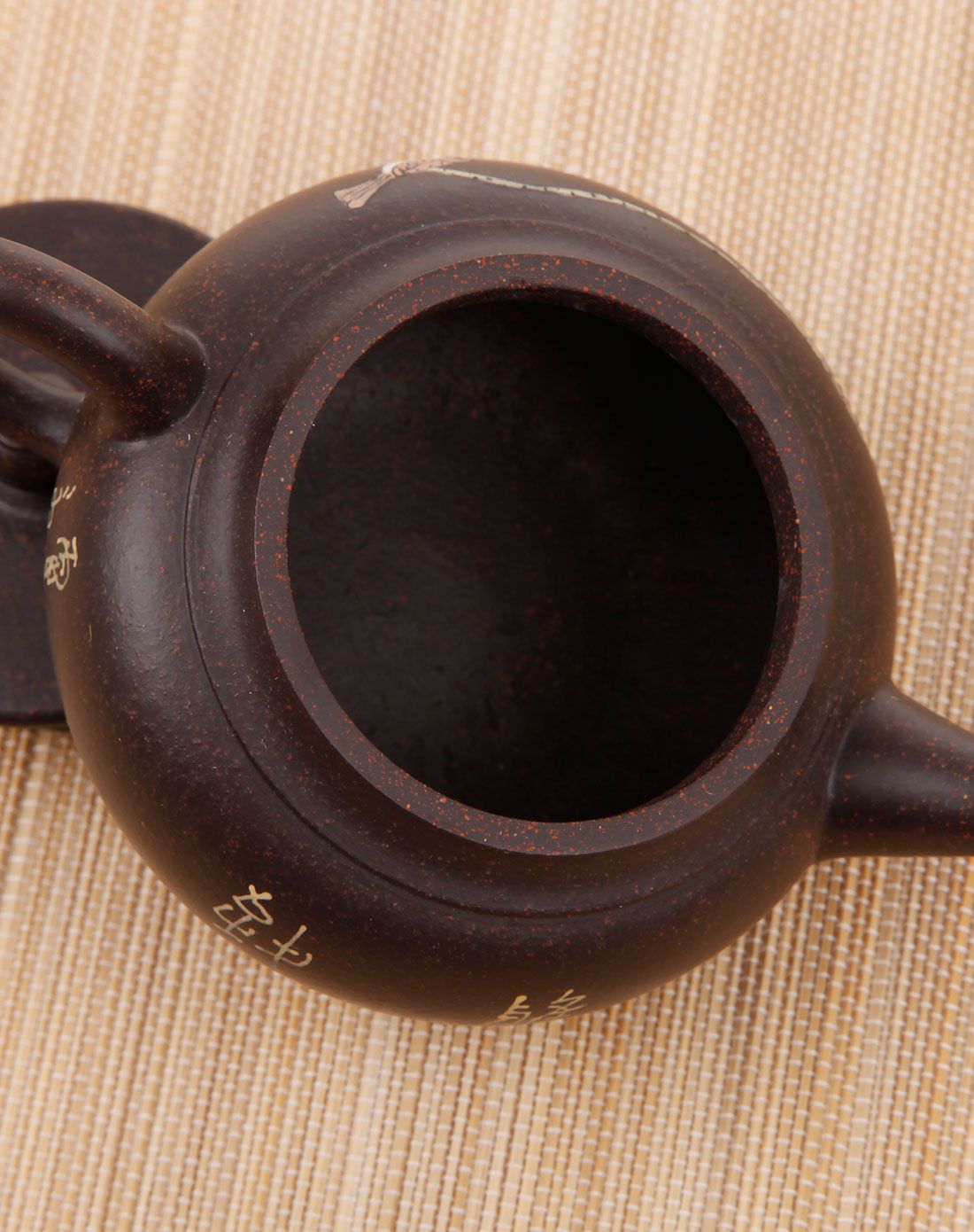 夏国新-莲蓬仿古壶(黑朱泥)160ml