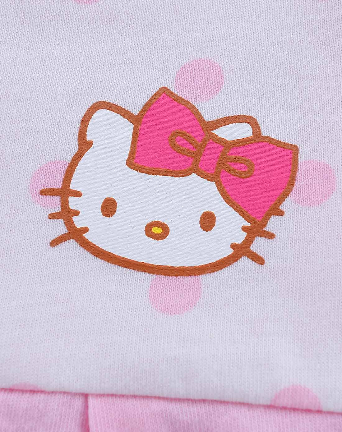 hello kitty嬰童服飾2016年專櫃同步上新女童粉色天使來臨汗布半袖前