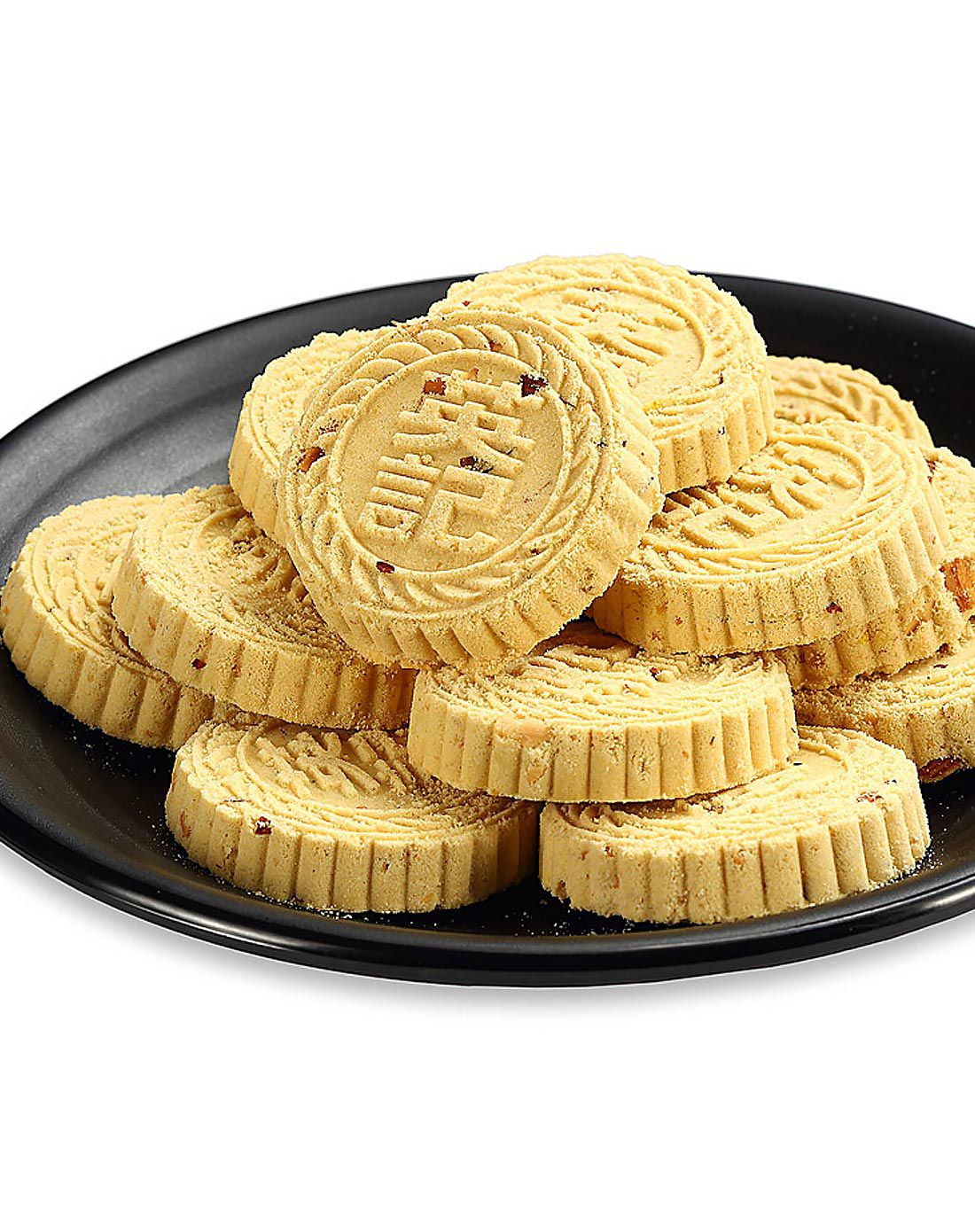 英记饼家 手工罐装杏粒杏仁饼 500g