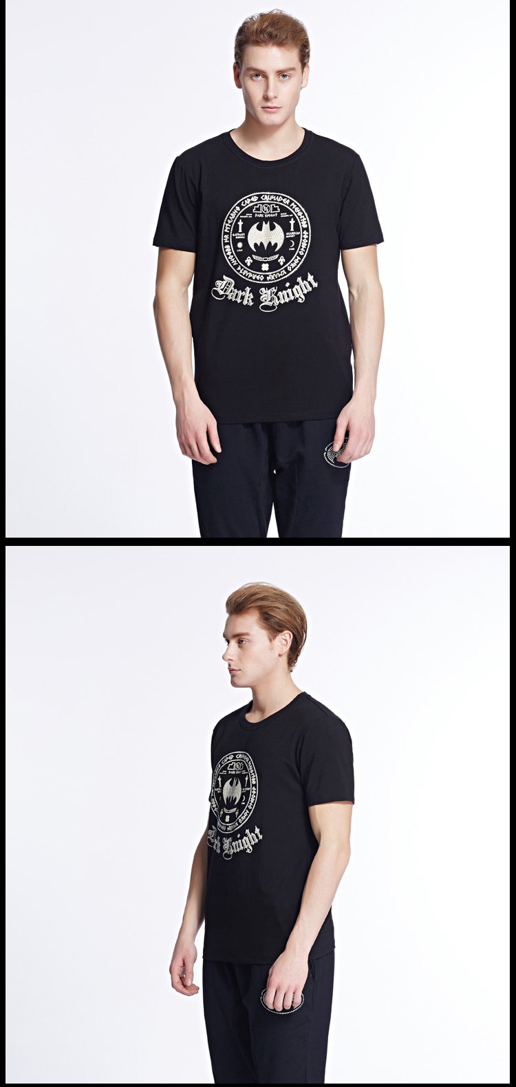 蝙蝠侠/batman系列镶钻圆领短t黑色 品牌名称: dc comics super