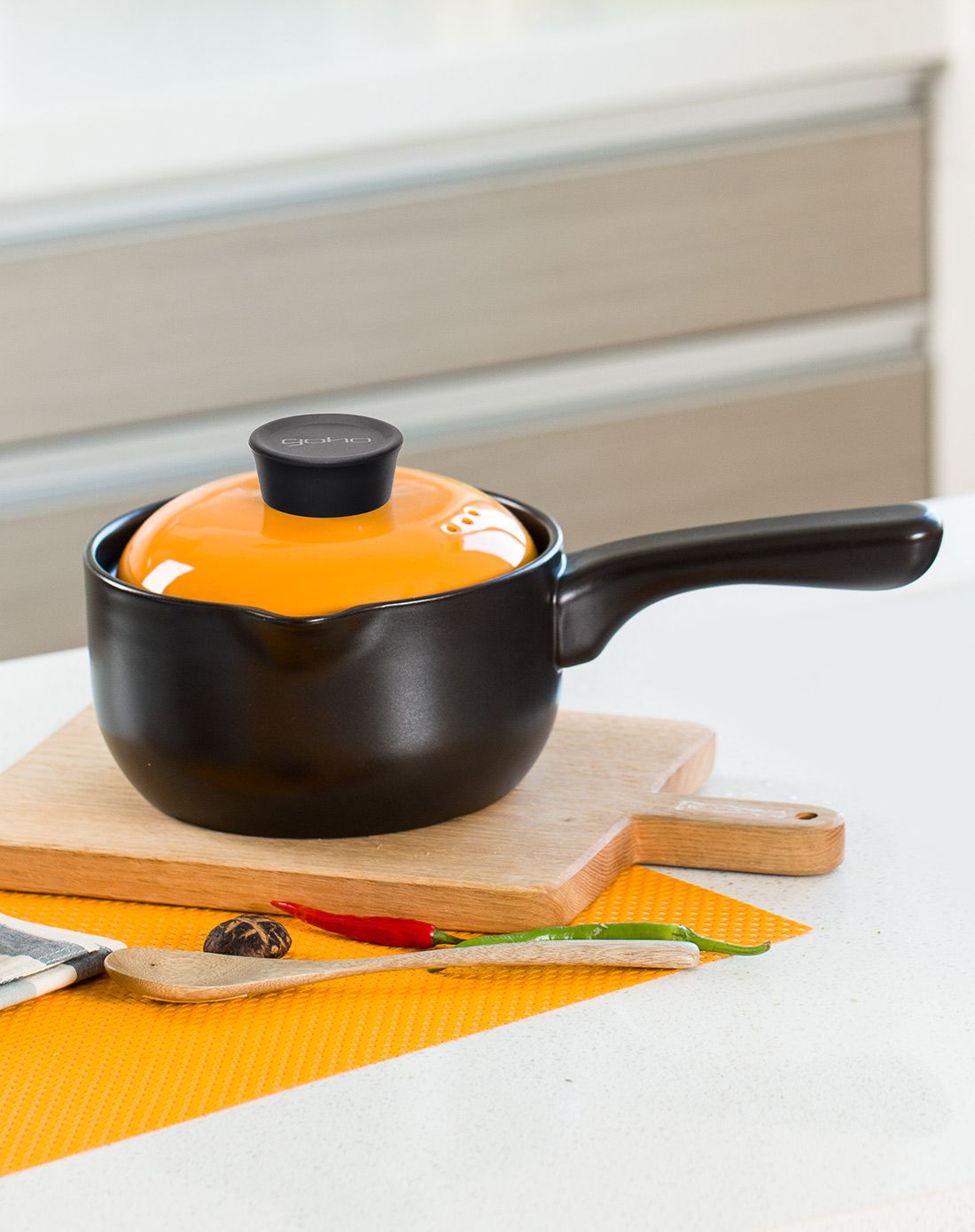 耐高温陶瓷奶锅(1.6l)