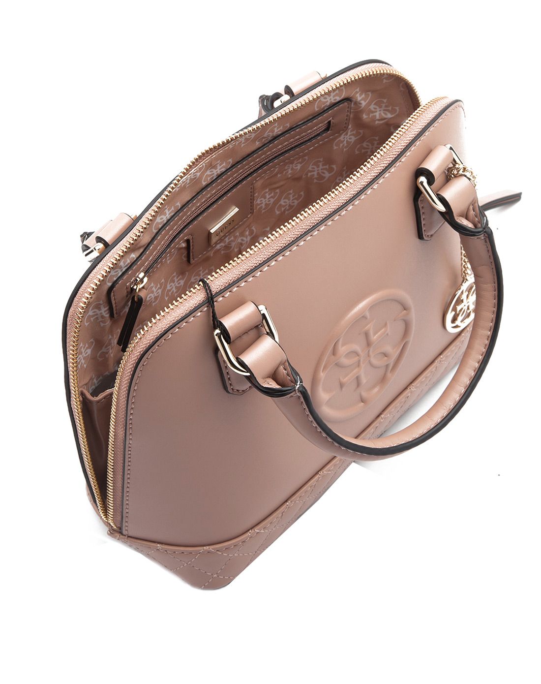 guess女士咖色单肩手提包