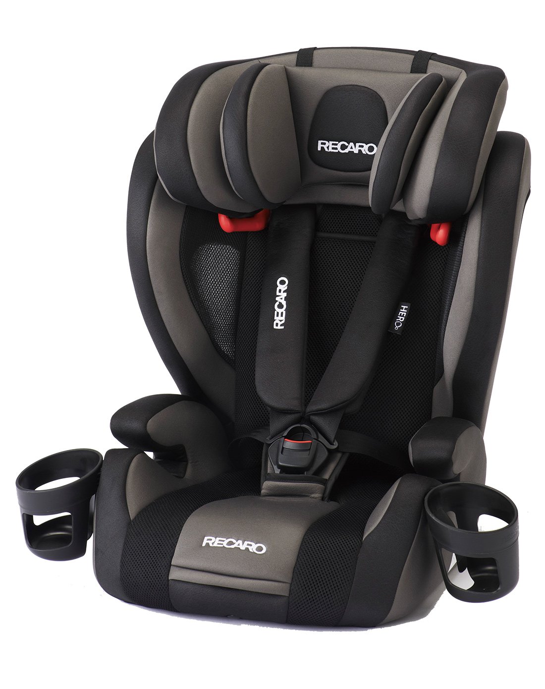 recaro 灰黑色布加迪j1儿童安全座椅汽车座椅9个月-12岁3c认证