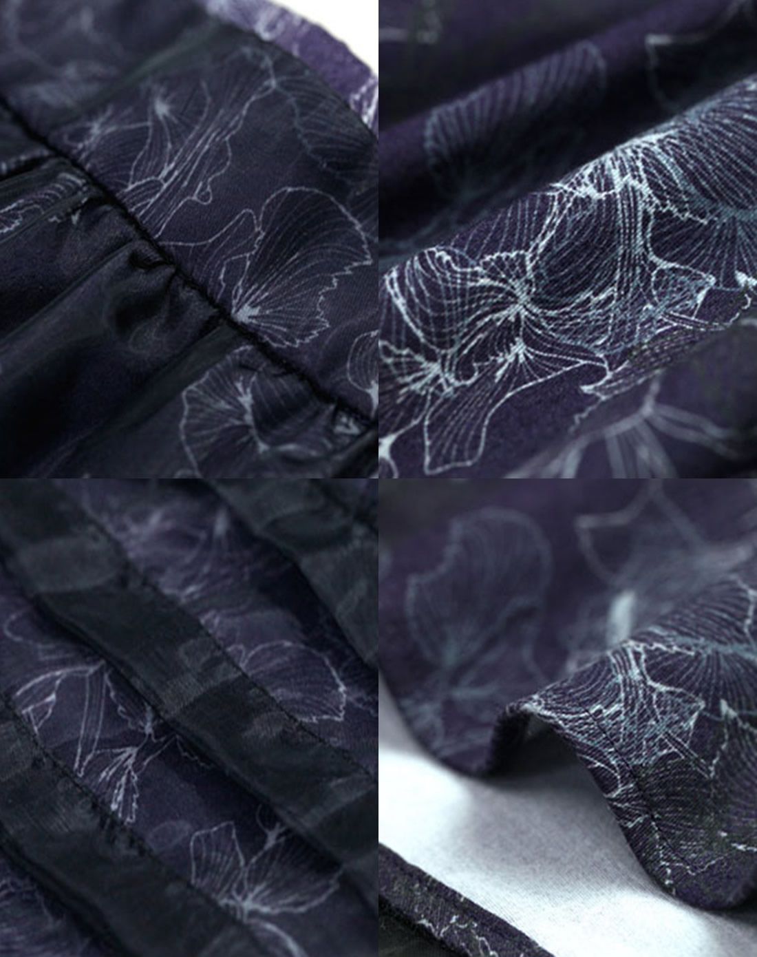 气质塔克线抽褶半身裙