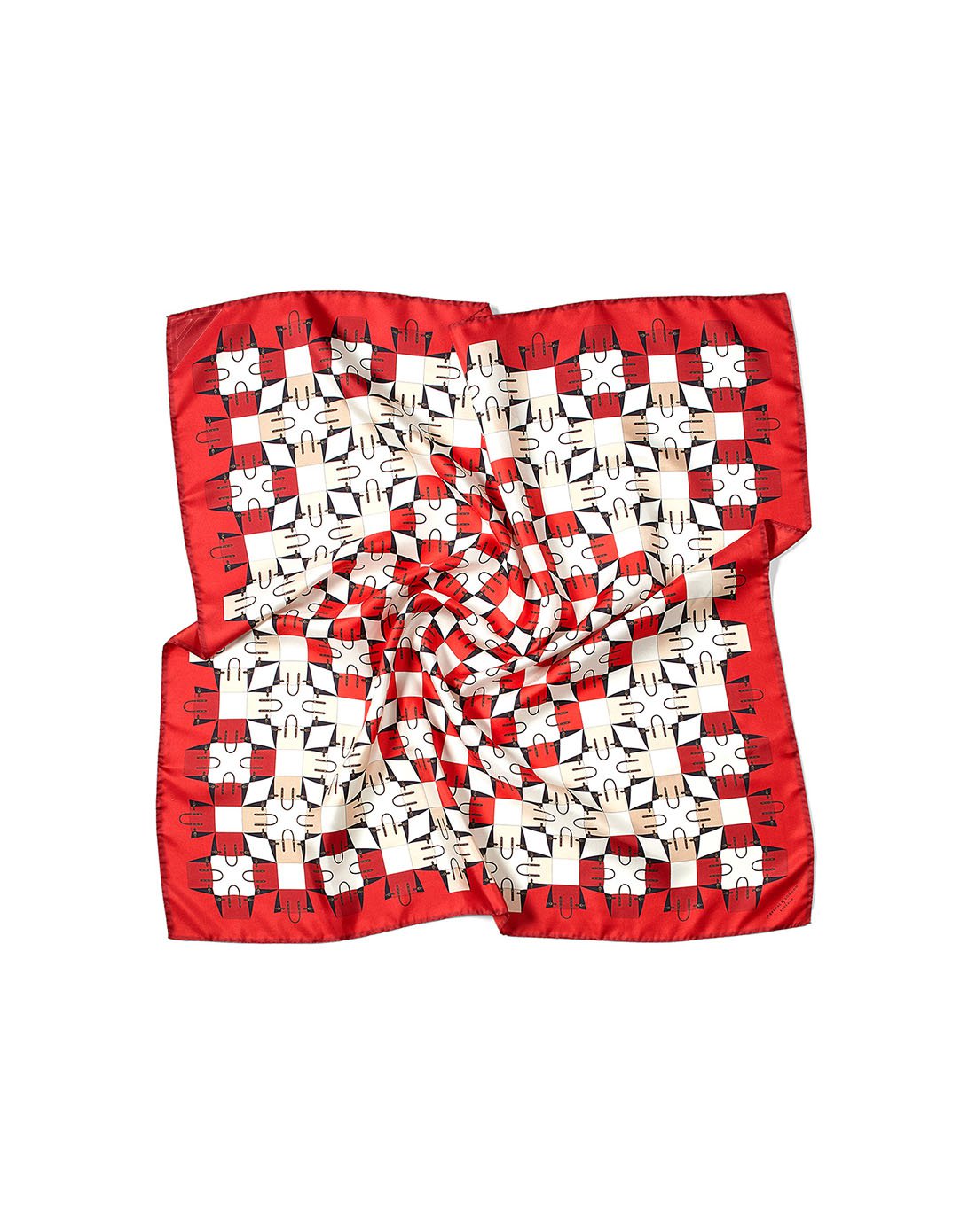 of london 英国手工精制箱包配件aspinal of london女款别针格纹印花