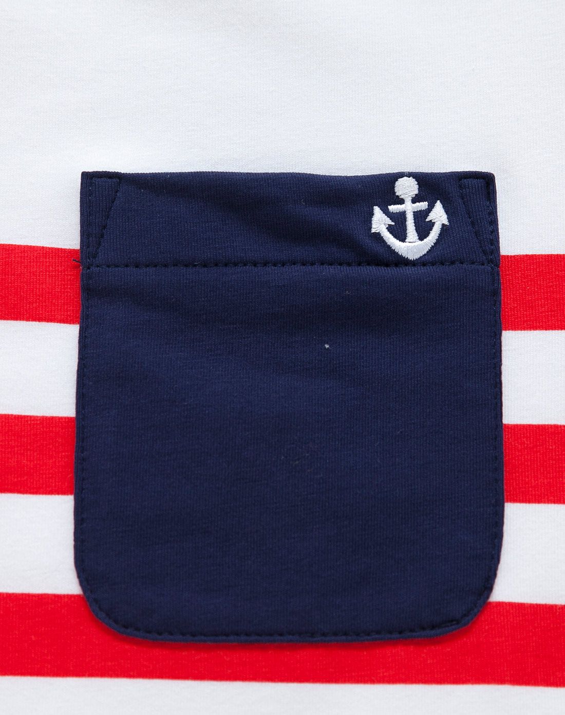 男款圆领休闲条纹海军风短袖t恤